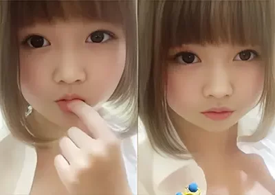 人形みたいなロリ娘によるおっぱいモミモミライブ配信！