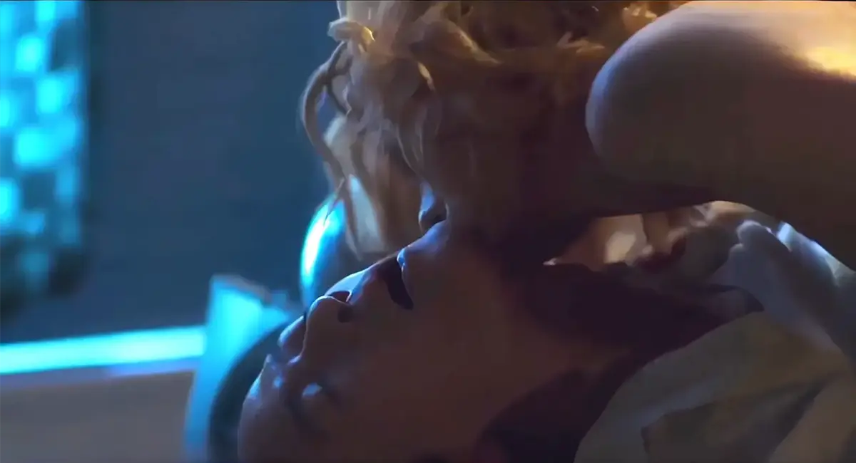 二階堂ふみが男の上に乗ってキスするセックスシーン